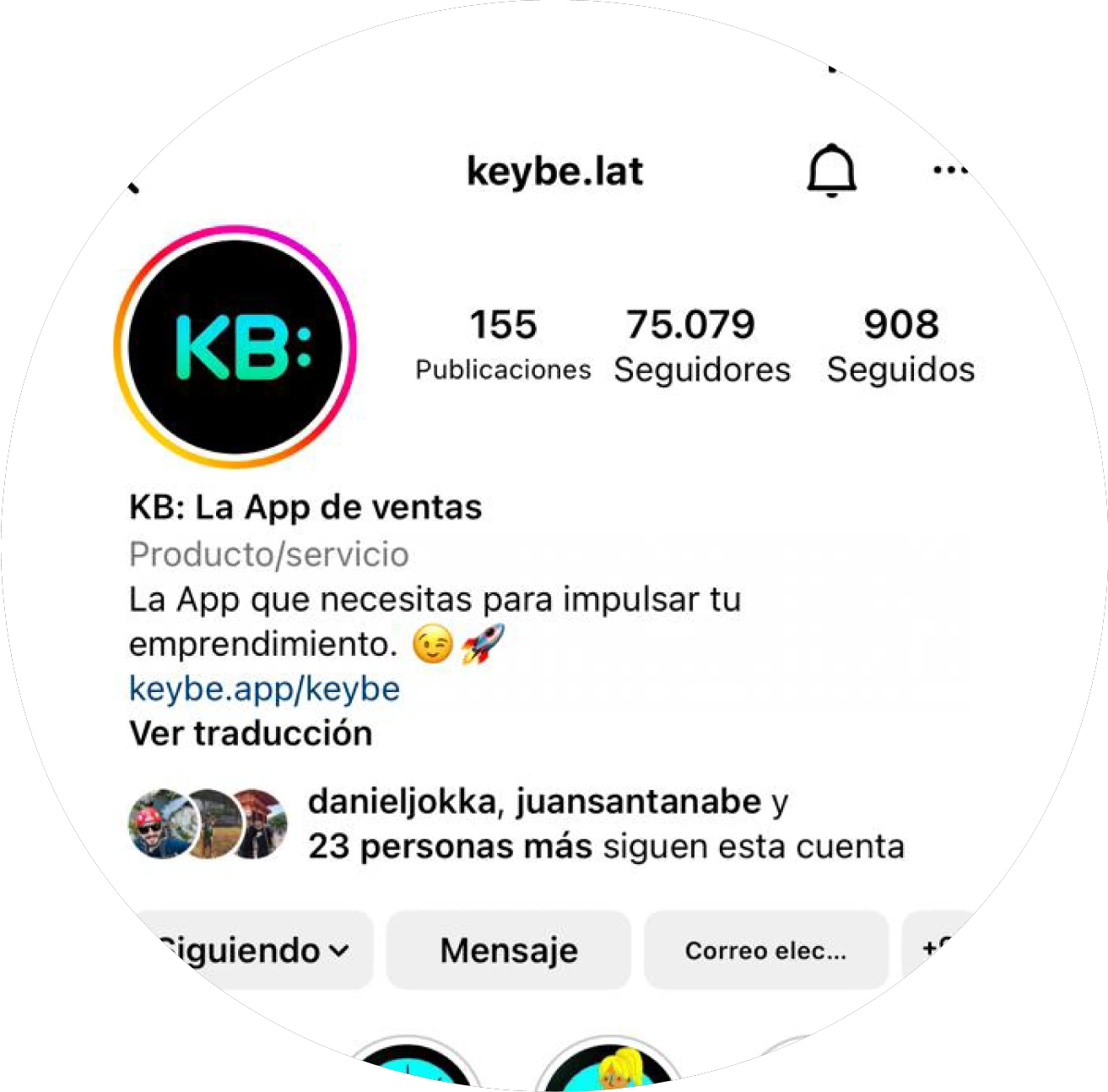 keybe instagram perfil biografia_1