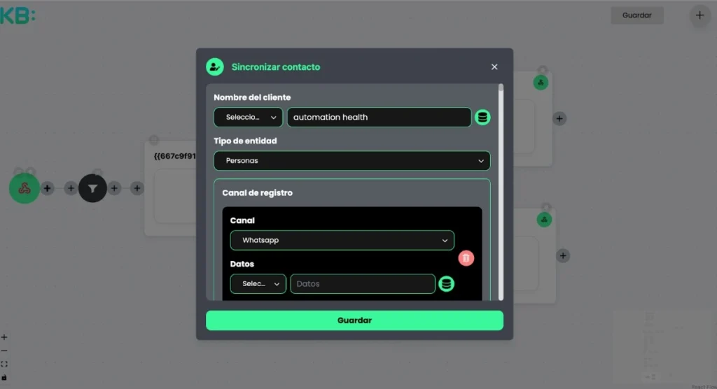 Módulo de creación o actualización de usuarios